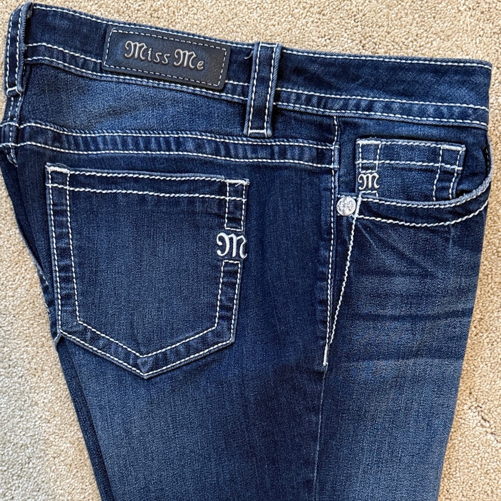 Miss Me Dark Blue Skinny Jeans